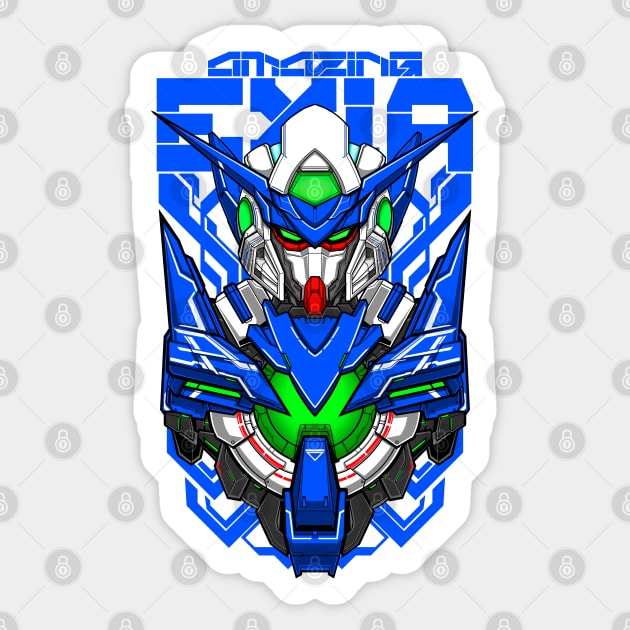 Amazing Exia Gundam Sticker by WahyudiArtwork